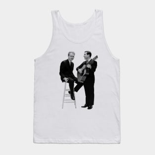 Young Simon and Garfunkel Tank Top